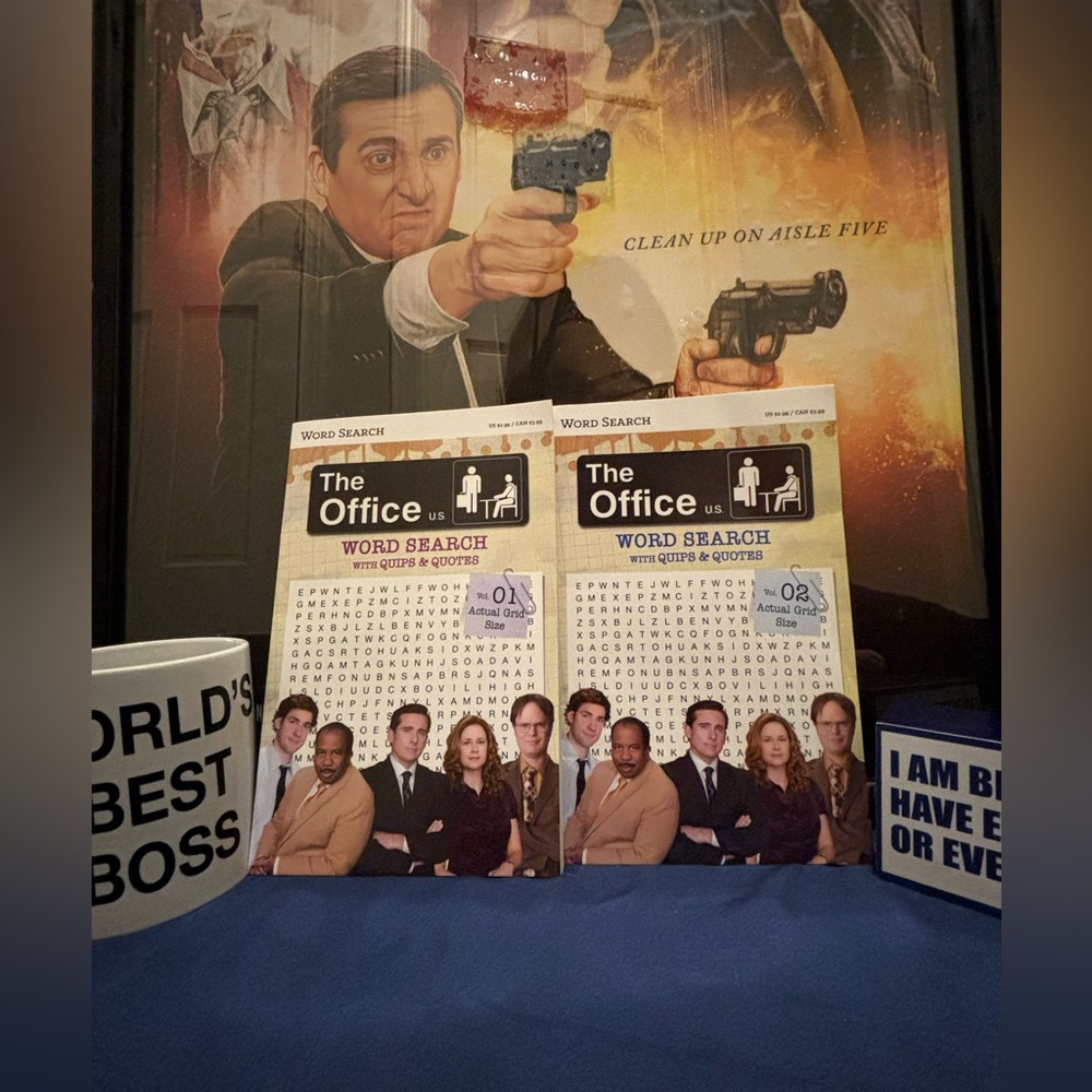 The Office Word Search and Coloring Book! Volume 1 and 2!